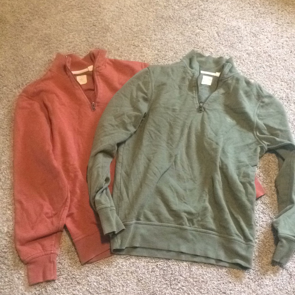 2 3/4 Zip Pullovers